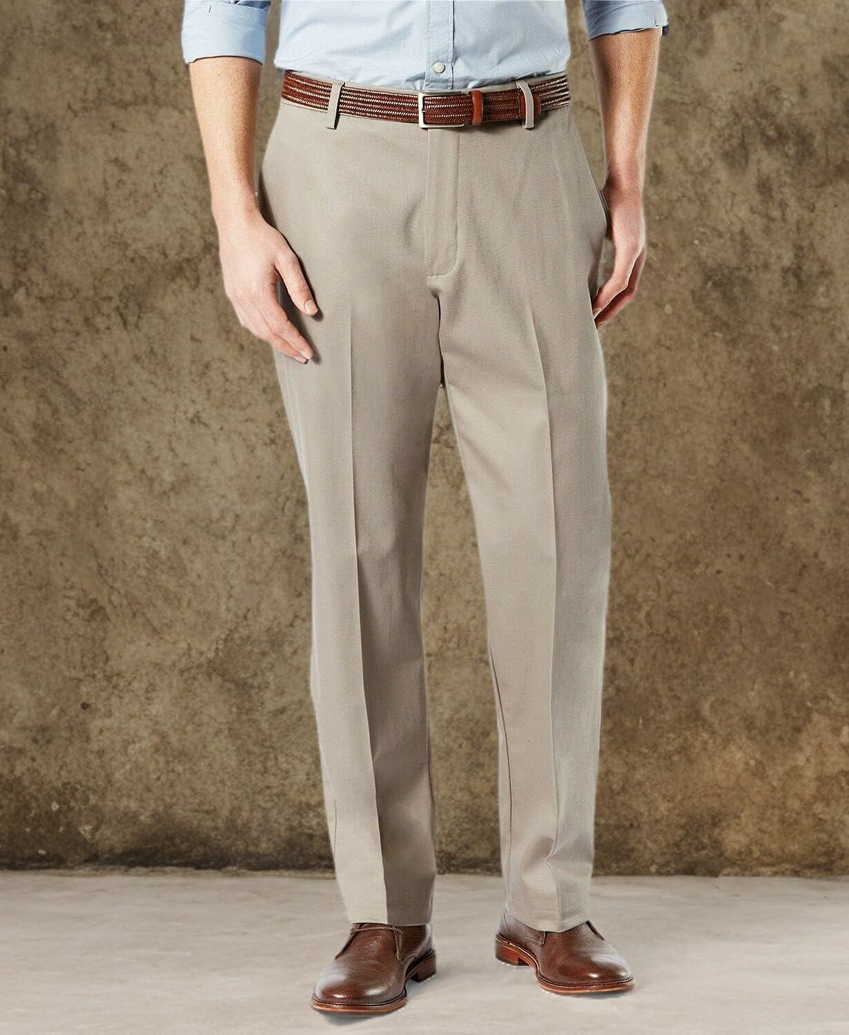 imageDockers Mens Classic Fit Signature Khaki Lux Cotton Stretch PantsTimberwolf