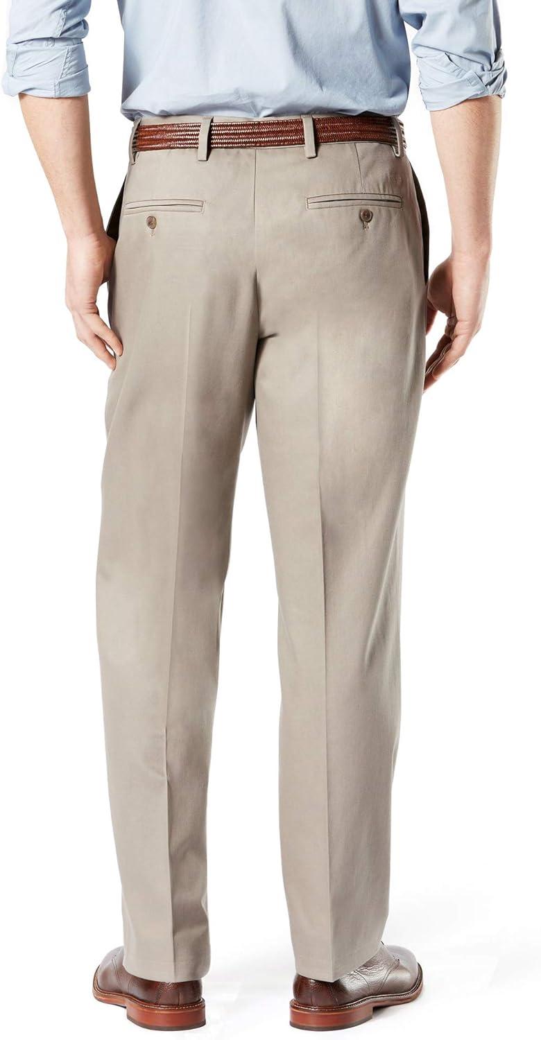imageDockers Mens Classic Fit Signature Khaki Lux Cotton Stretch PantsTimberwolf