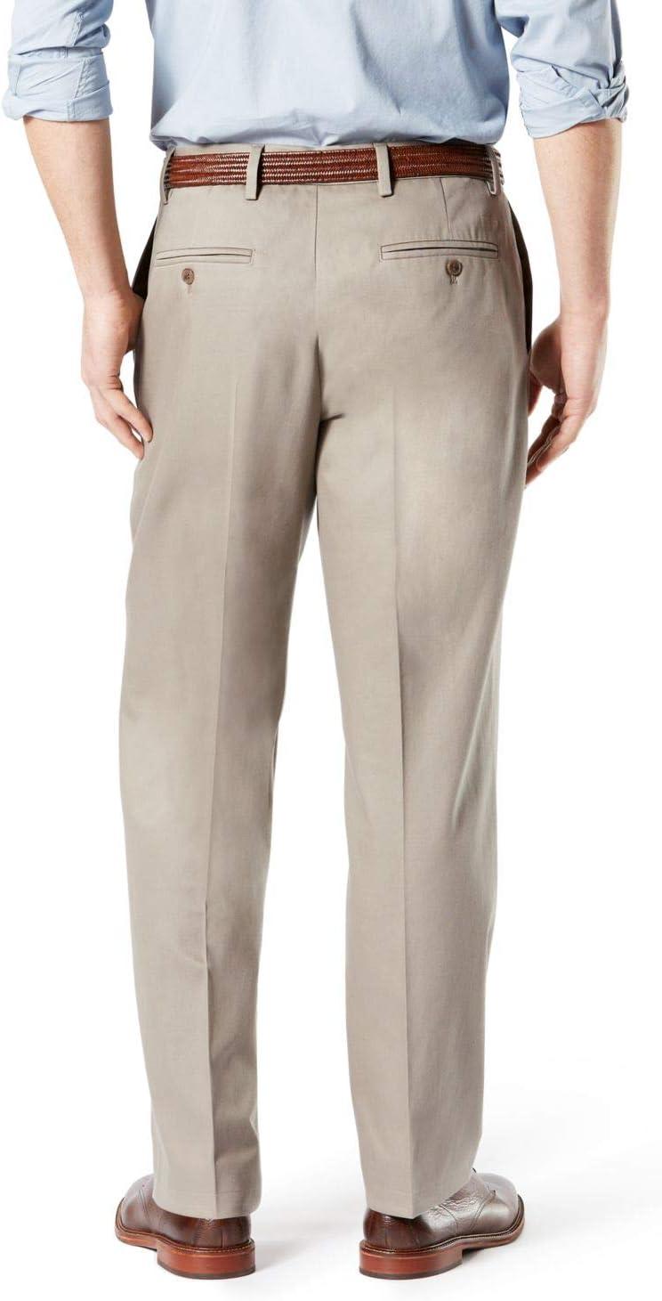 imageDockers Mens Classic Fit Signature Khaki Lux Cotton Stretch PantsTimberwolf