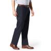 Dockers Men’s Classic Fit Signature Khaki Lux Cotton Stretch Pants(Dockers Navy)
