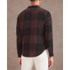 Dockers Men’s Regular Fit Long Sleeve Casual Shirt (Regular and Big & Tall)(Decadent Chocolate Brown – Davis (Flannel))