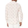 Dockers Men’s Regular Fit Long Sleeve Casual Shirt (Regular and Big & Tall)(Rose Dawn Red Floral Print (Poplin))