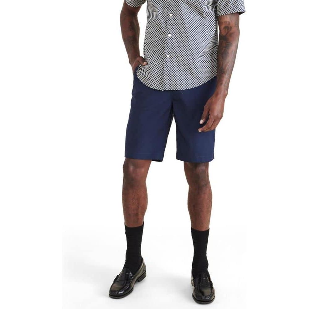 imageDOCKERS Mens Ultimate Go Straight Fit Smart 360 Tech ShortsNavy Blazer