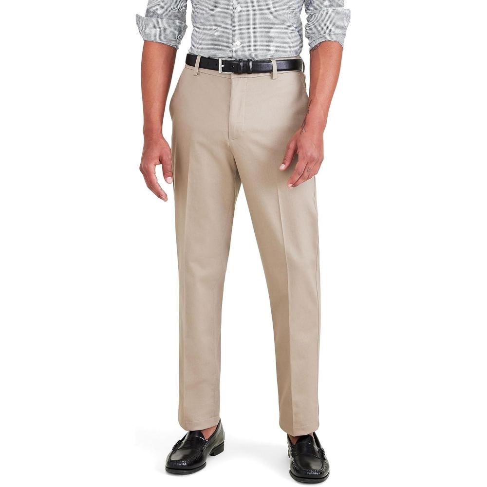 imageDockers Mens Slim Fit Signature Iron Free Khaki with Stain Defender PantsTimberwolf