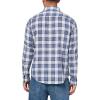 DOCKERS Men’s Regular Fit Long Sleeve Ultimate Shirt((New) Felice Slub Arctic Ice Plaid)