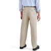 DOCKERS Mens Relaxed Fit Signature Iron Free Khaki With Stain Defender Pants(Cloud)