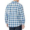 Dockers Men’s Classic Fit Long Sleeve Signature Comfort Flex Shirt (Standard and Big & Tall)(Blue – Glen Park Buffalo Check)