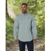 Dockers Men’s Classic Fit Long Sleeve Signature Comfort Flex Shirt (Standard and Big & Tall)(Forest Fog – Boquet Print)