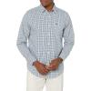 Dockers Men’s Classic Fit Long Sleeve Signature Comfort Flex Shirt (Standard and Big & Tall)(Pembroke – Tattersall Plaid)
