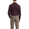 Dockers Men’s Classic Fit Long Sleeve Signature Iron Free Shirt with Stain Defender((New) Burgeon Winetasting – Print)