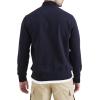 Dockers Men’s Regular Fit Long Sleeve 1/4 Zip Fleece Sweatshirt(Beautiful Black)