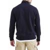 Dockers Men’s Regular Fit Long Sleeve 1/4 Zip Fleece Sweatshirt(Beautiful Black)