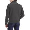 Dockers Men’s Regular Fit Long Sleeve 1/4 Zip Fleece Sweatshirt(Charcoal Grey Heather)