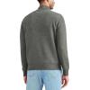 Dockers Men’s Regular Fit Long Sleeve 1/4 Zip Fleece Sweatshirt(Forest Night Green)