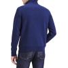Dockers Men’s Regular Fit Long Sleeve 1/4 Zip Fleece Sweatshirt(Navy Blazer)