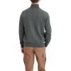 Dockers Men’s Regular Fit Long Sleeve 1/4 Zip Fleece Sweatshirt((New) Heather Deep Forest)
