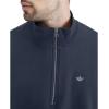Dockers Men’s Regular Fit Long Sleeve 1/4 Zip Fleece Sweatshirt((New) Ocean Blue Heather)
