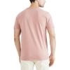 Dockers Men’s Slim Fit Short Sleeve Graphic Tee Shirt(Ash Rose Pink – Sf Logo)