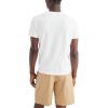 Dockers Men’s Slim Fit Short Sleeve Graphic Tee Shirt(City By the Bay Lucent White)