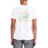 Dockers Men’s Slim Fit Short Sleeve Graphic Tee Shirt(Lucent White – Back Logo)