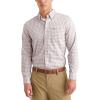 Dockers Men’s Classic Fit Long Sleeve Signature Comfort Flex Shirt (Standard and Big & Tall)(Pink Chuparosa Fawn – Plaid)