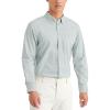 Dockers Men’s Classic Fit Long Sleeve Signature Comfort Flex Shirt (Standard and Big & Tall)(Pipa Harbor Grey)