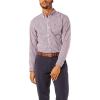 Dockers Men’s Classic Fit Long Sleeve Signature Comfort Flex Shirt (Standard and Big & Tall)(Rio Red – Tattersall Plaid)
