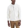 Dockers Men’s Regular Fit Long Sleeve 1/4 Zip Fleece Sweatshirt(Cream Heather)
