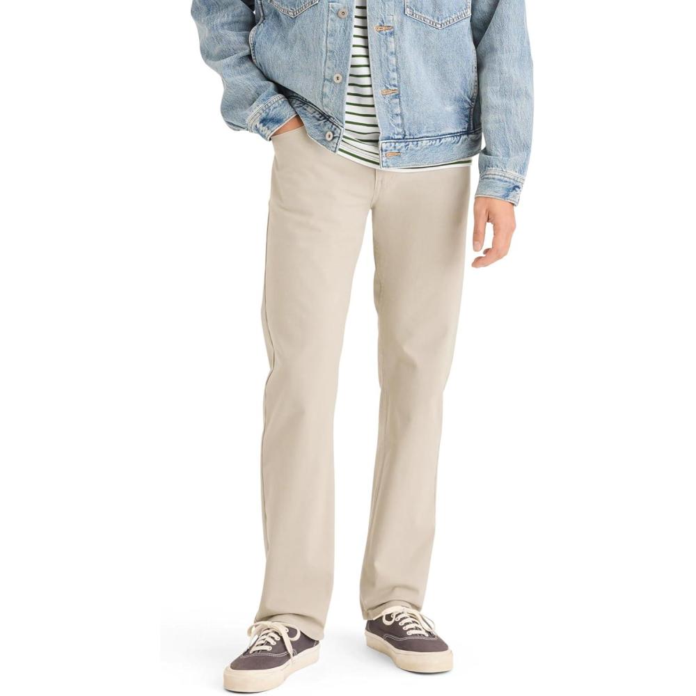 imageDOCKERS Mens Straight Fit AllDay 5Pocket PantsNew Safari Beige