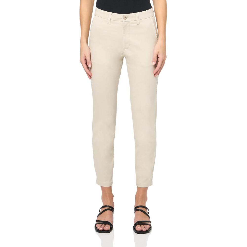 imageDOCKERS Womens Skinny Fit Weekend Chino PantsSahara Khaki