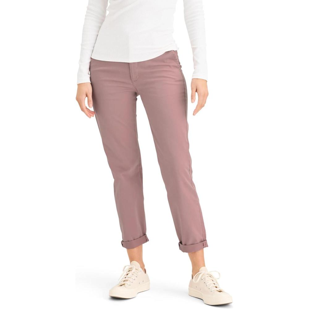 imageDOCKERS Womens Slim Fit Weekend Chino PantsNew Old Rose