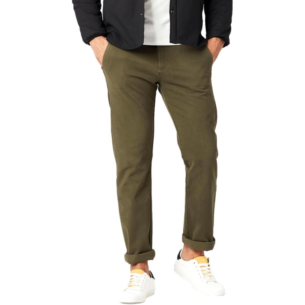 imageDockers Mens Slim Fit Ultimate Chino with Smart 360 FlexArmy Olive
