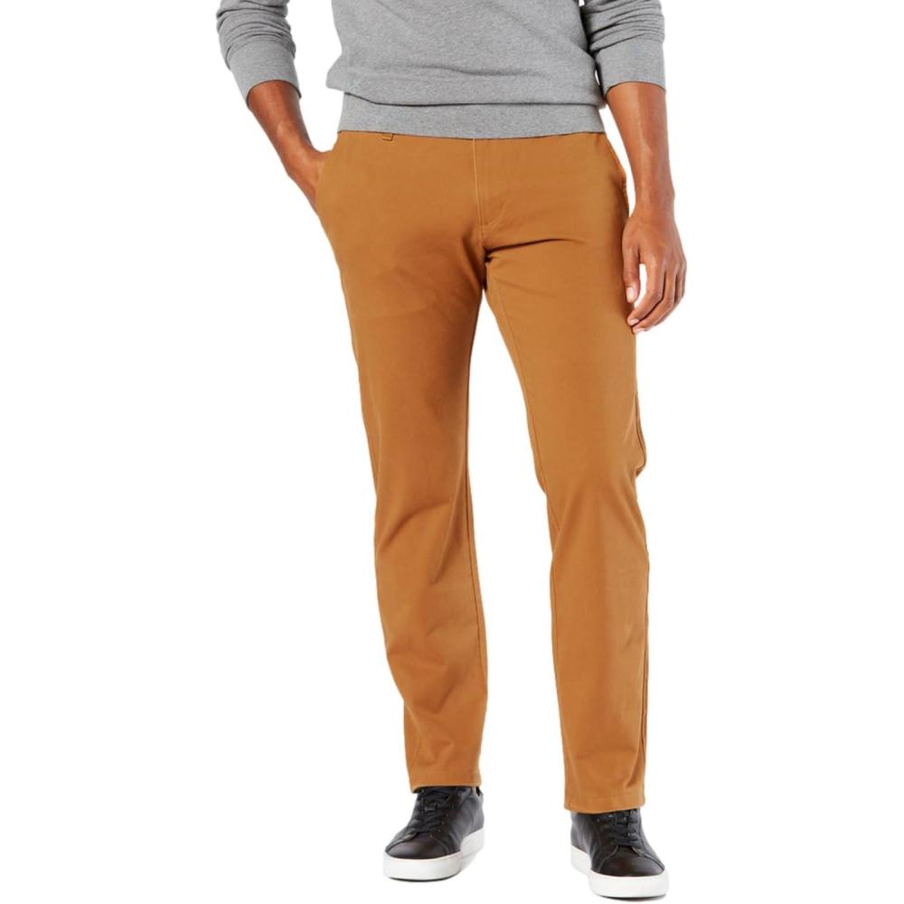 imageDockers Straight Fit Ultimate Chino with Smart 360 Flex Regular and Big ampamp TallDark Ginger