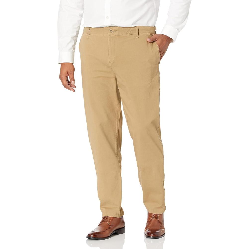 imageDockers Straight Fit Ultimate Chino with Smart 360 Flex Regular and Big ampamp TallNew British Khaki  Tapered