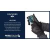 Dockers Men’s Warm Fabric Winter Gloves with Smartphone Touchscreen Capability(Black Casual)