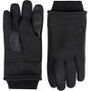 Dockers Men’s Warm Fabric Winter Gloves with Smartphone Touchscreen Capability(Black Sport)