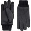 Dockers Men’s Warm Fabric Winter Gloves with Smartphone Touchscreen Capability(Charcoal Wool)
