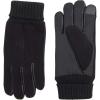 Dockers Men’s Warm Fabric Winter Gloves with Smartphone Touchscreen Capability(Black Casual)