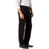 Dockers Men’s Classic Fit Easy Khaki Pants – Pleated (Standard and Big & Tall)(Black)