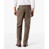 Dockers Men’s Classic Fit Easy Khaki Pants – Pleated (Standard and Big & Tall)(Dark Pebble)