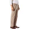 Dockers Men’s Classic Fit Easy Khaki Pants – Pleated (Standard and Big & Tall)(Timberwolf)