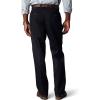 Dockers Men’s Classic Fit Signature Lux Cotton Stretch Pants-Pleated (Regular and Big & Tall)(Navy – Discontinued)