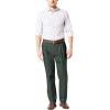 Dockers Men’s Classic Fit Signature Lux Cotton Stretch Pants-Pleated (Regular and Big & Tall)(Olive Grove)