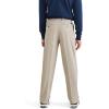 Dockers Men’s Signature Khaki Relaxed Fit Iron Free with Stain Defender Pants-Pleated(Cloud)