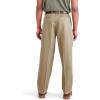 Dockers Men’s Signature Khaki Relaxed Fit Iron Free with Stain Defender Pants-Pleated(New British Khaki)