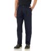 Dockers Men’s Classic Fit Signature Lux Cotton Stretch Pants-Pleated (Regular and Big & Tall)(Dockers Navy)