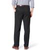 Dockers Mens Relaxed Fit Comfort Khaki Pants – Pleated(Black Metal)