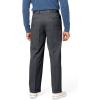 Dockers Mens Relaxed Fit Comfort Khaki Pants – Pleated(Dark Charcoal Heather)