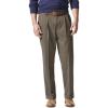 Dockers Mens Relaxed Fit Comfort Khaki Pants – Pleated(Dark Pebble)