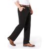 Dockers Men’s Classic Fit Workday Khaki Smart 360 FLEX Pants (Standard and Big & Tall)(Black)